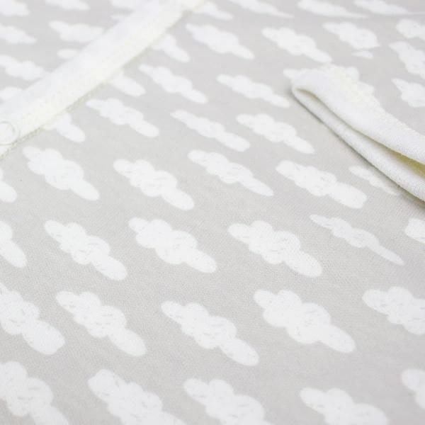 Комбінезон унісекс Маленькие люди Хмаринки р.74 світло-сірий 