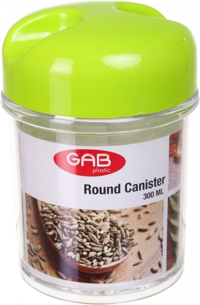 Контейнер с крышкой 300 мл в ассортименте GAB Plastic