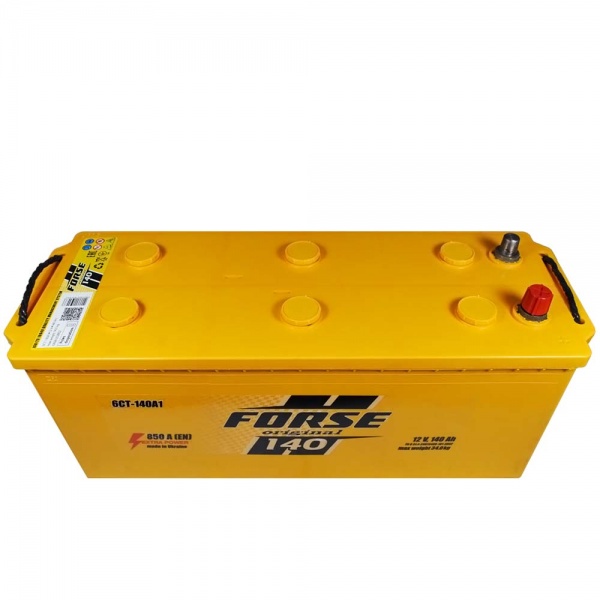 Аккумулятор автомобильный Forse 140Ah 850A 12V «+» слева (D4)