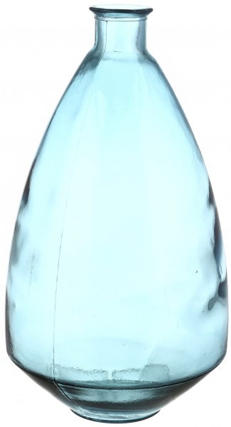 Ваза стеклянная San Miguel Adobe 60 см небесно-голубая 