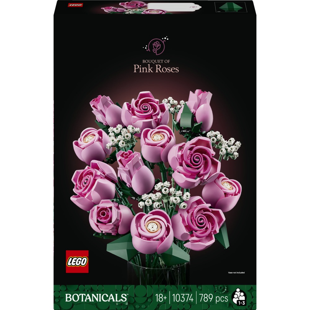 Конструктор LEGO Botanical Букет рожевих троянд 10374