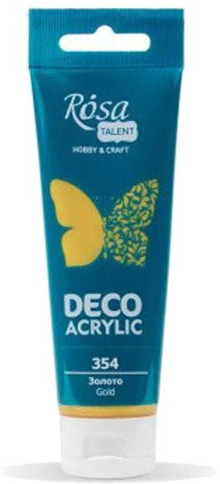 Акрил для декора Золото 322354 75 мл Rosa Talent