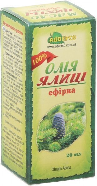 Эфирное масло Адверсо Ялиця 20 мл 