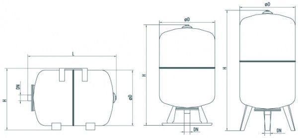Гідроакумулятор Насосы плюс оборудование VT 80