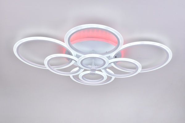 Люстра светодиодная Hopfen Aquila WH-RGB с пультом ДУ 150 Вт белый 