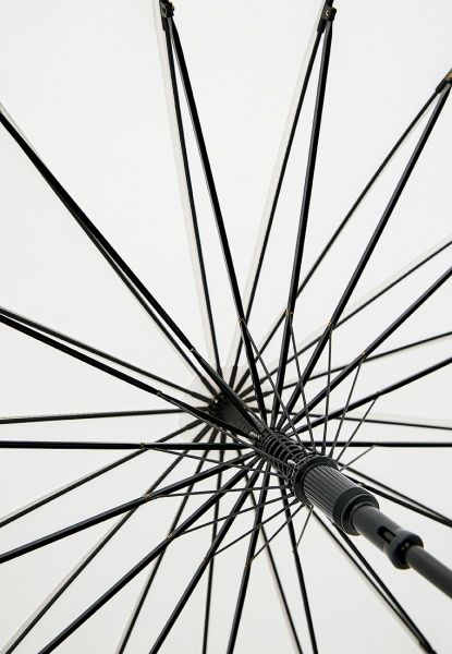 Зонт-трость KRAGO 16 спиц белый 