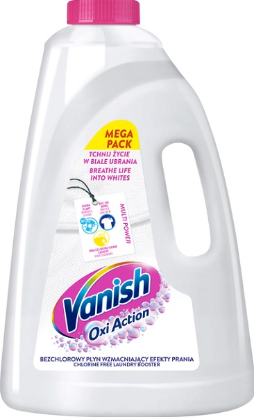 Відбілювач кисневмісний Vanish Oxi Action Cristal white Liquid 3000 мл