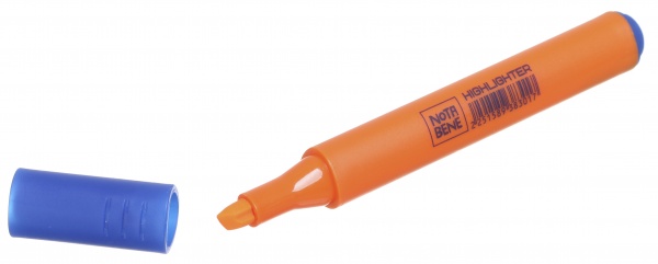 Маркер текстовий Nota Bene трикутний 2-3 мм помаранчевий 