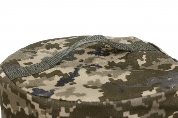 Коврик туристический MONOIZOL (темно-зеленый 1900мм*600мм*15мм) в чехле Пиксельный водонепроницаемый