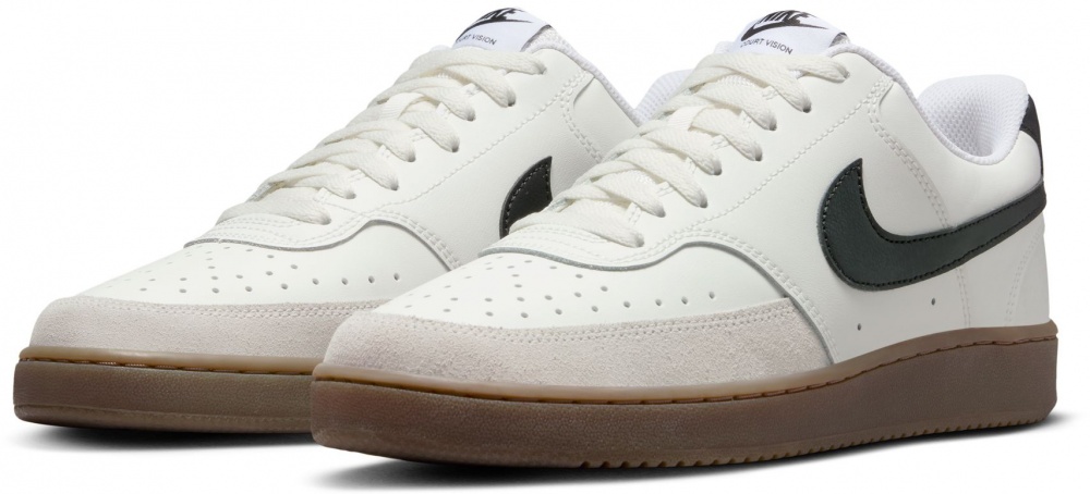 Кросівки чоловічі демісезонні Nike COURT VISION LOW FQ8075-133 р.45,5 молочні