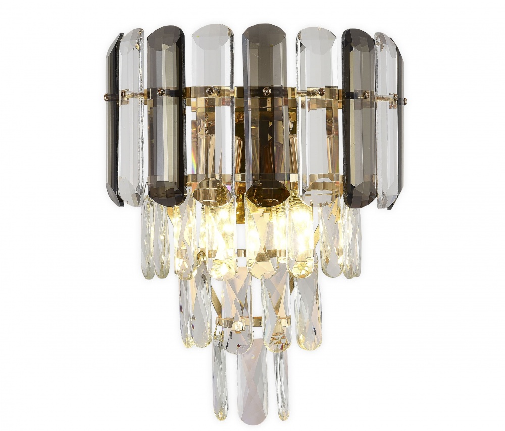 Светильник настенный Sensio Estela E14 золотисто-серебристый PA-89010WL