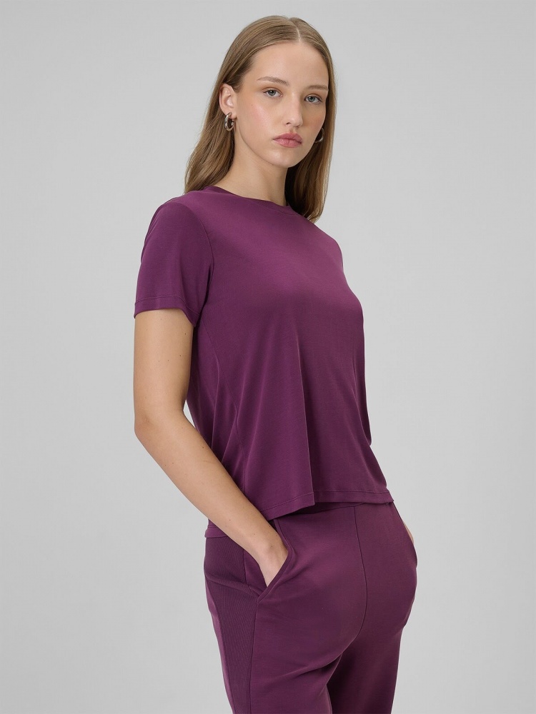 Футболка 4F TSHIRT F2773 4FWSS26TTSHF2773-60S р.L бордовий