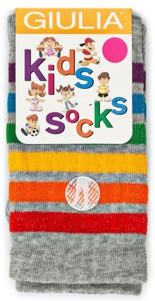 Гольфы детские Giulia KG-002 MELANGE gambaletto grey melange р.22 серый 