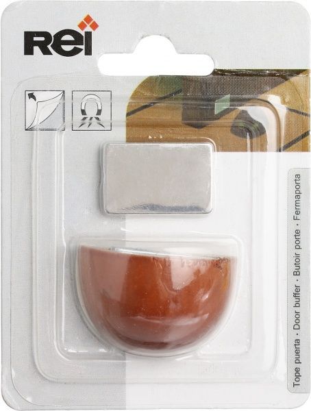 Стопор дверной самоклеящийся REI Стопор дверний самоклейкий REI 1378.93ON дуб (40610146) дуб