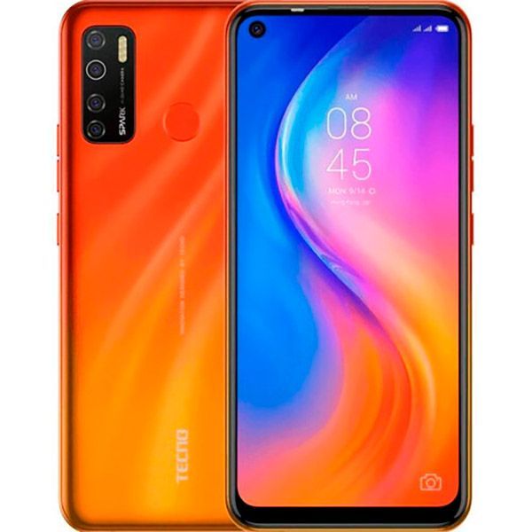 Смартфон Tecno SPARK 5 PRO (KD7) 4/64GB orange (4895180756054) 
