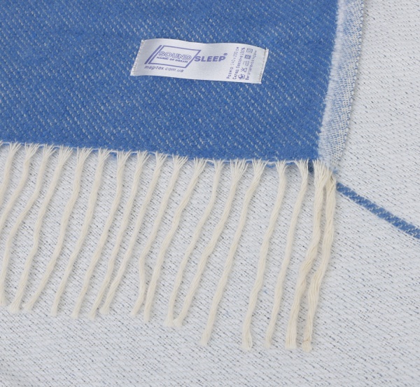 Плед by Andre TAN Список бажань 140x200 см синій SoundSleep 