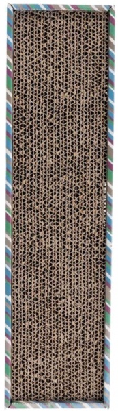 Когтеточка Trixie для котов с котятой мятой картон голубой 48x5x13 см (4327)