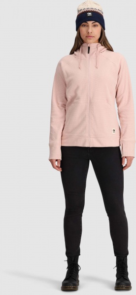 Джемпер Outdoor Research WOMEN'S MEGA TRAIL MIX FLEECE FULL ZIP HOODIE 300531-2450 р.M розовый