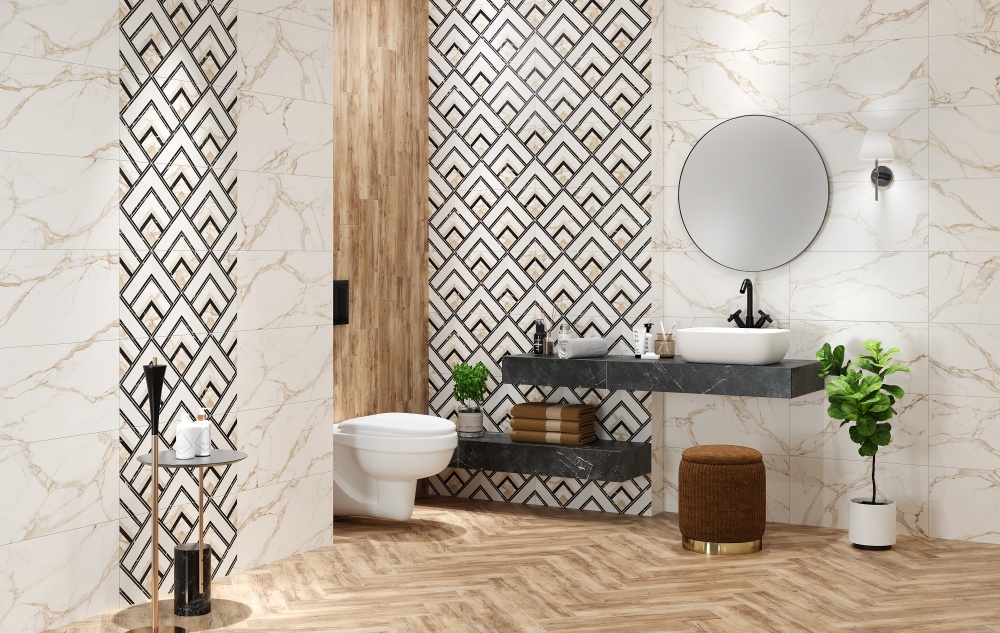 Плитка Allore Group Emilia Gold W M NR Saten 30,8x60,8 см