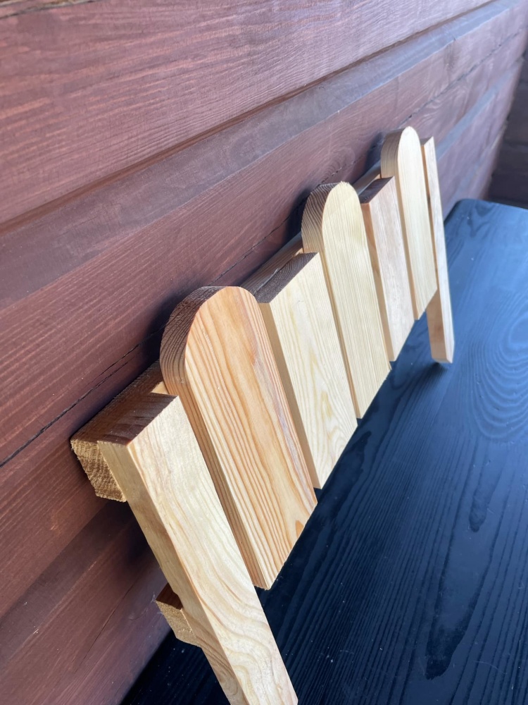 Декоративное ограждение для клумб Фигурный бордюр 540х350