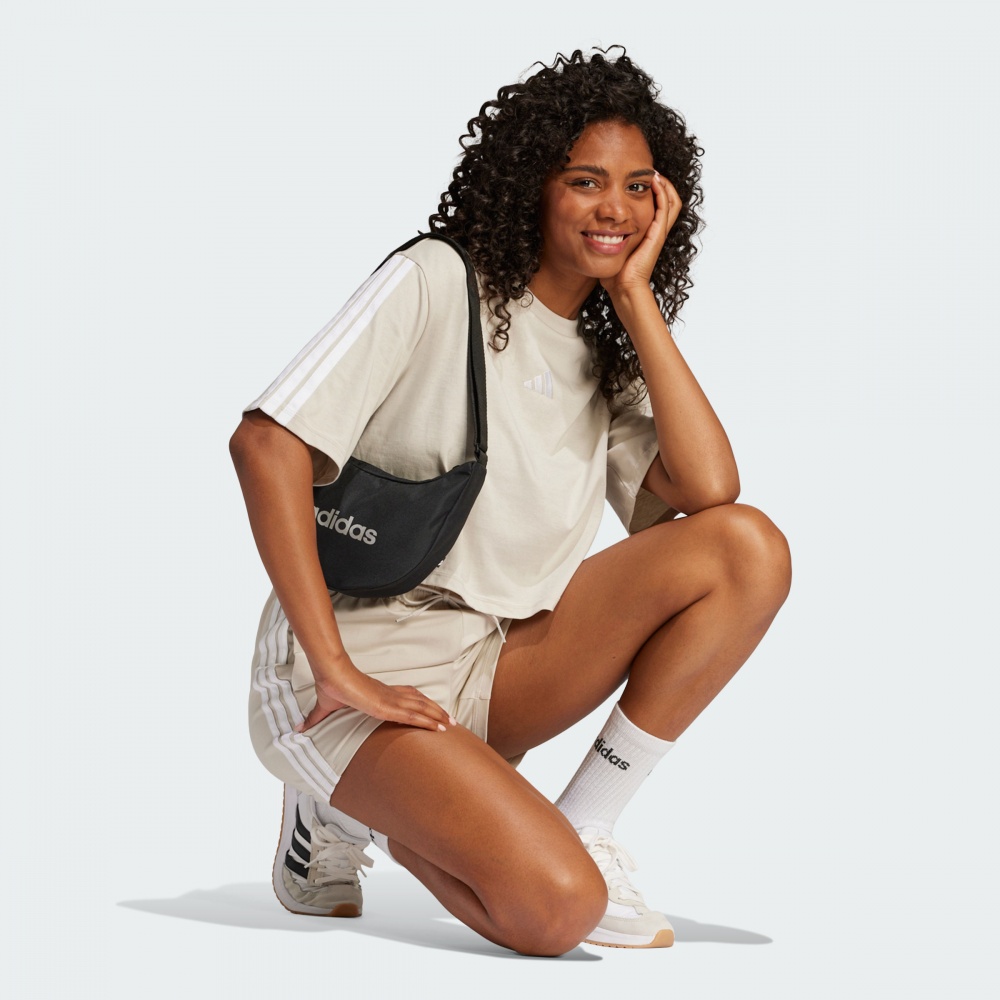 Шорти Adidas W 3S SJ SHO JE1195 р. M сірий