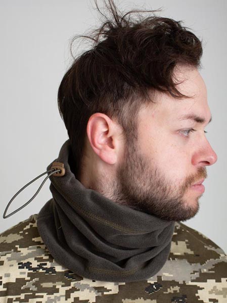 Шарф Adelia -труба флісовий, 100% поліестер, Olive р.XL oliva