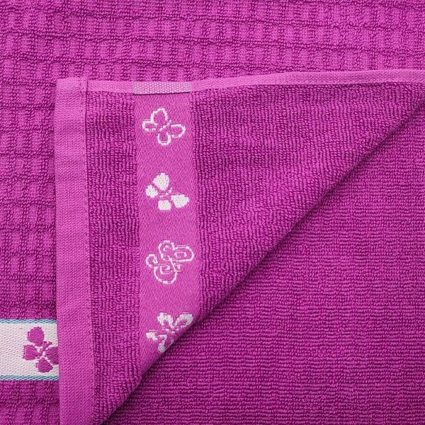 Рушник Метелики 30x60 см Simi фіолетовий 