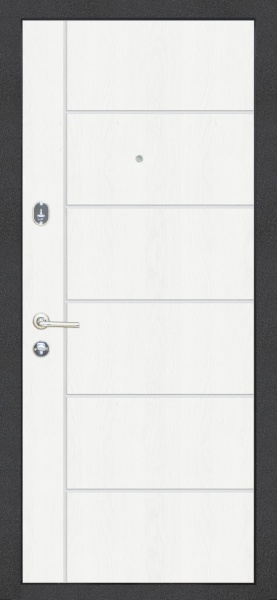 Двері вхідні TM Riccardi Стандарт 4-G дуб grey / дуб ivory 2050х860 мм ліві