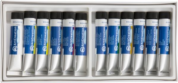 Набір гуашевих фарб 12 кольорів 12 мл 9021612M ArtCreation Royal Talens