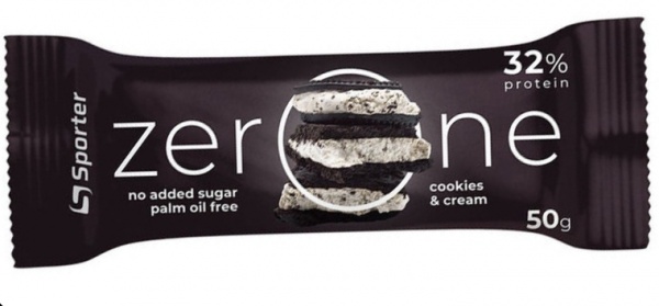 Протеїновий батончик Sporter Zero One печиво з кремом 50 г