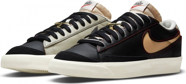 Кроссовки Nike Blazer Low '77 PRM DH4370-001 р.US 8 черный