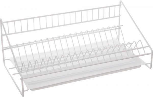 Сушилка для посуды 500x240x180 мм белая с бортом DC