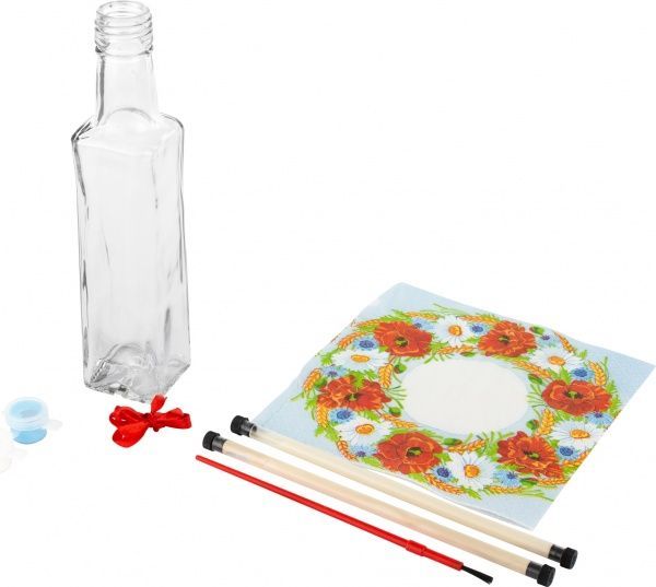 Набор для декупажа Полевые цветы (бутылка)  
