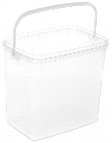 Відро без кришки Пласт-Бокс прямокутне високе 10 л 