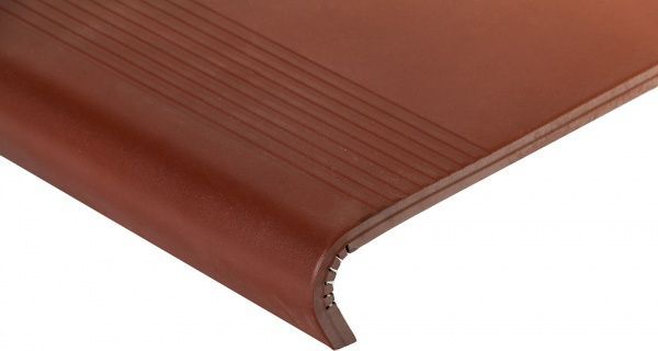 Клінкерна плитка OLD CASTLE RED STOPNICA V-SHAPE 30х32х1,1 Cerrad