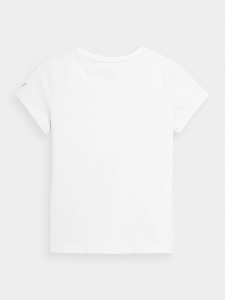 Футболка 4F TSHIRT F643 4FJMM00TTSHF643-10S р.158 белый