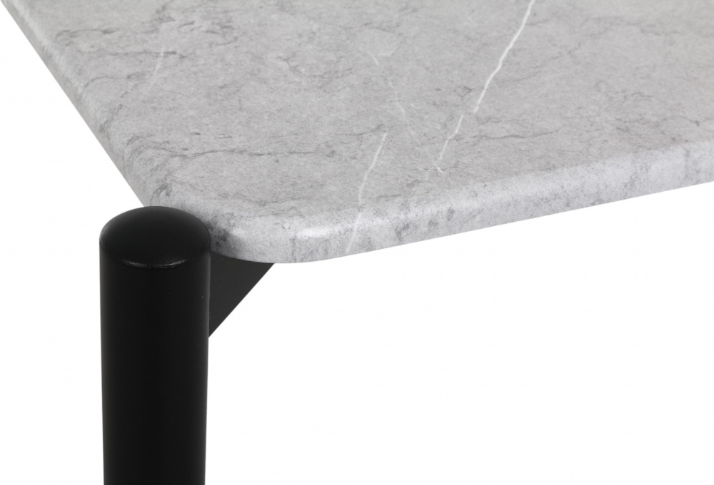 Комплект мебели Центр Меблів столовый Optimal 1100x700x740мм мрамор серый/черный