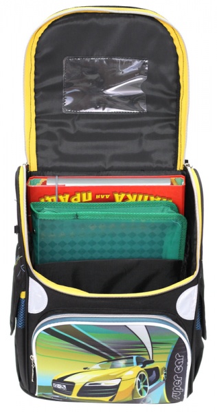 Ранець шкільний RAINBOW Super Car 34x26x13 см 9-512