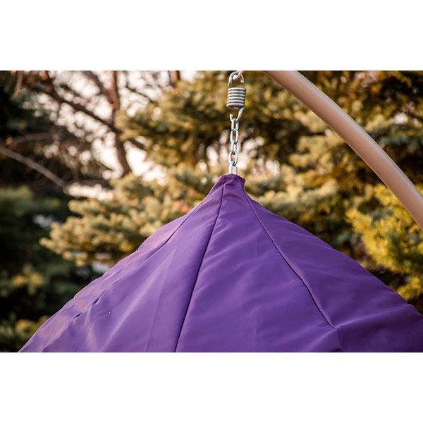 Чехол Украинские конструкции на кресло-кокон фиолетовый