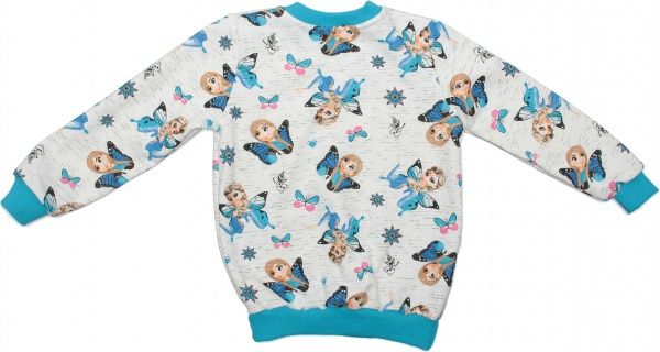 Свитшот Моя планета СВ 400 р.110 бирюзовый 