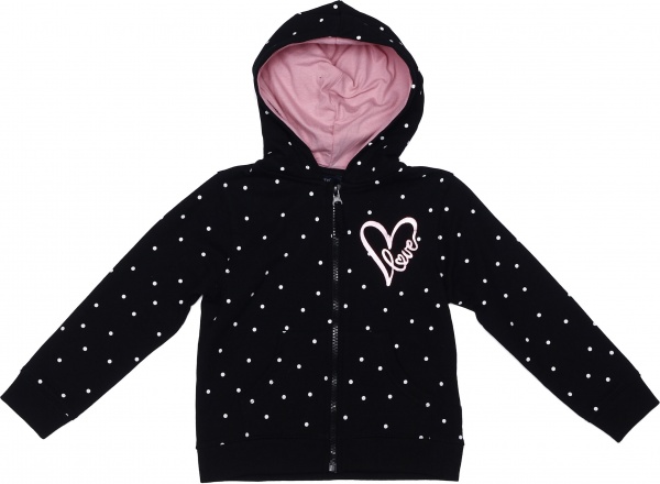 Худі для дівчинки Blue Seven р.128 чорний 764637 X * 98 