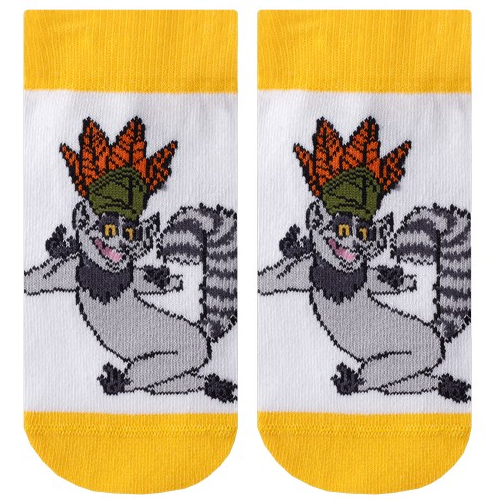 Носки детские унисекс Duna 5428 р. 22–24 белый с рисунком