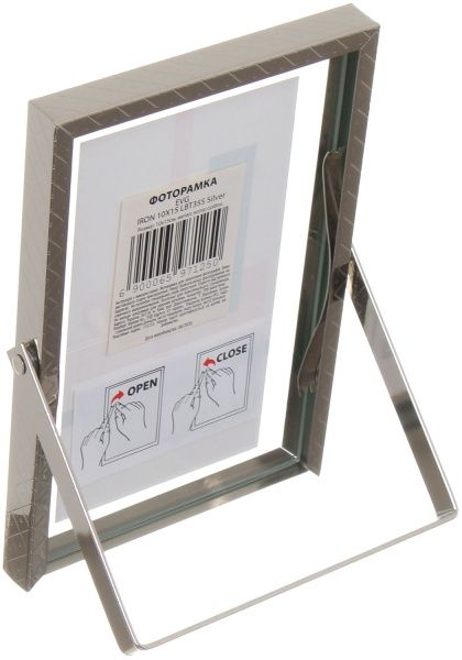Рамка для фото EVG LBT35S 10x15 см серебристый 