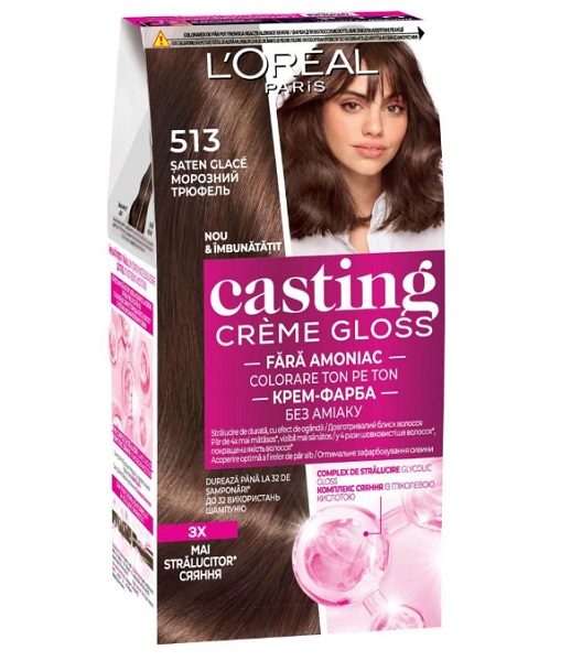 Крем-фарба для волосся L'Oreal Paris CASTING Creme Gloss №513 заморожений трюфель 160 мл