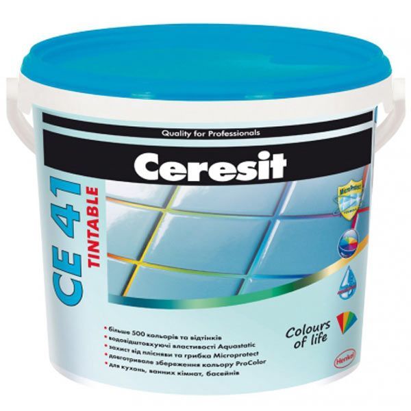 Фуга Ceresit двокомпонентна CE 41 2,6 кг база під тонування