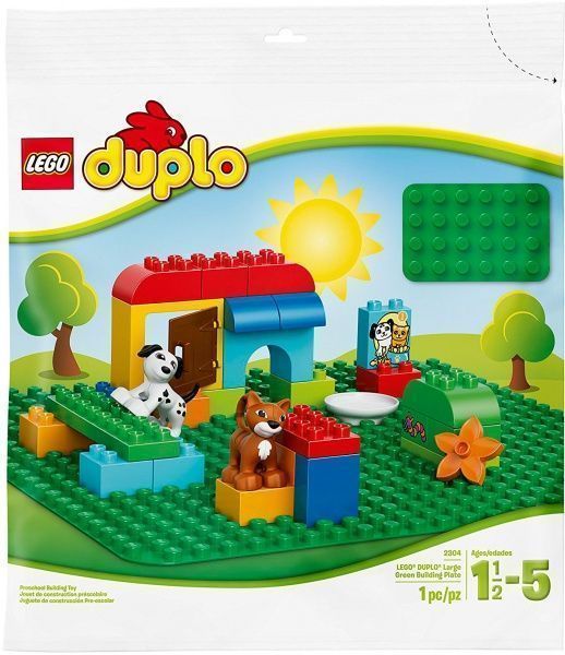 Конструктор LEGO Duplo Велика будівельна пластина зелена 2304