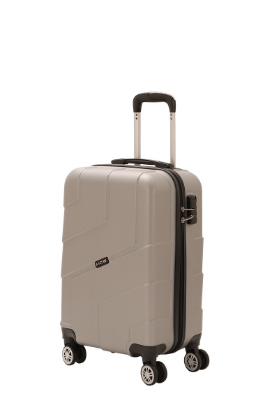 Чемодан 42 л серый MCS V358 на 4 колесах S 20