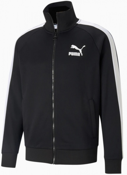 Джемпер Puma ICONIC T7 TRACK JACKET PT 53009401 р. M чорний