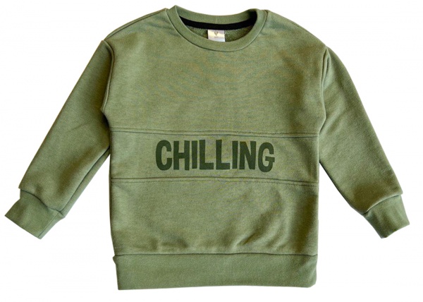 Реглан для мальчика Роза р.134 хаки 221105 