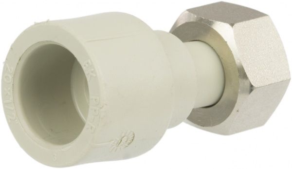 Переходник с накидной гайкой внутренняя Wavin Ekoplastik 20х1/2